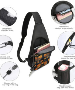 Alternative view of Compact Crossbody Bag with Multiple Pockets