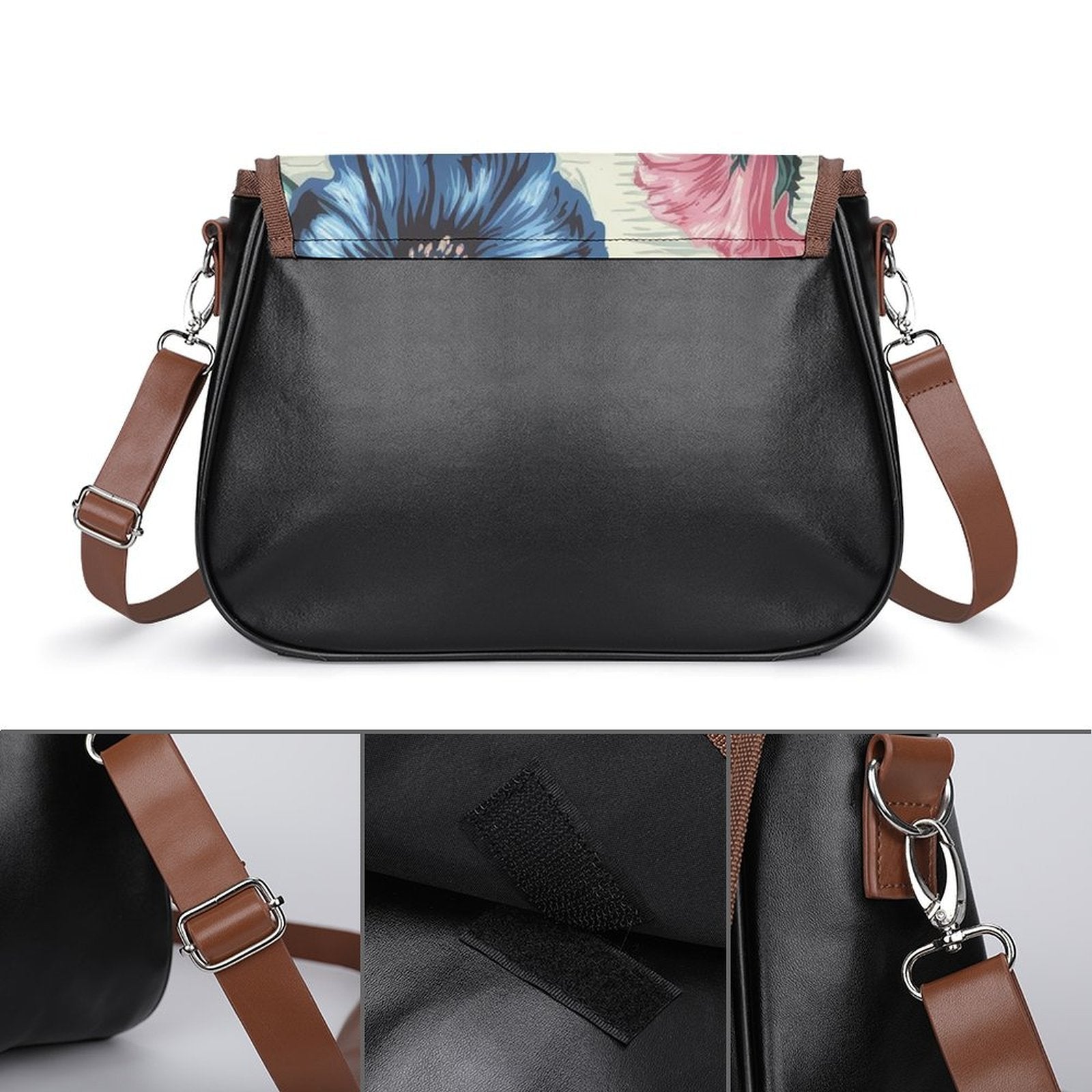 Stylish Leather Crossbody Bag for Convenience - 图片 3