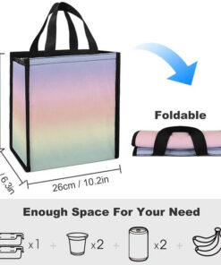 Alternative view of Custom Printed Insulated Lunch Tote