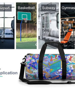 Alternative view of Chic Cylindrical Gym Bag for Fitness and Leisure