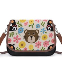 Durable PU Leather Crossbody Bag for Women