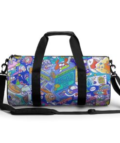 Chic Cylindrical Gym Bag for Fitness and Leisure