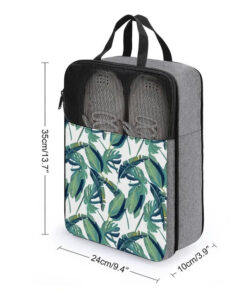 Alternative view of Compact Travel Shoe Bag with Double Zipper Design