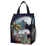 Chic Lunch Bag with Mesh Pocket