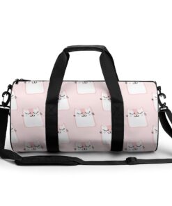 Spacious Cylindrical Gym Bag for Fitness and Travel