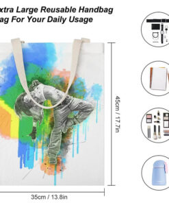 Alternative view of Personalized Touches on Canvas Tote Bags