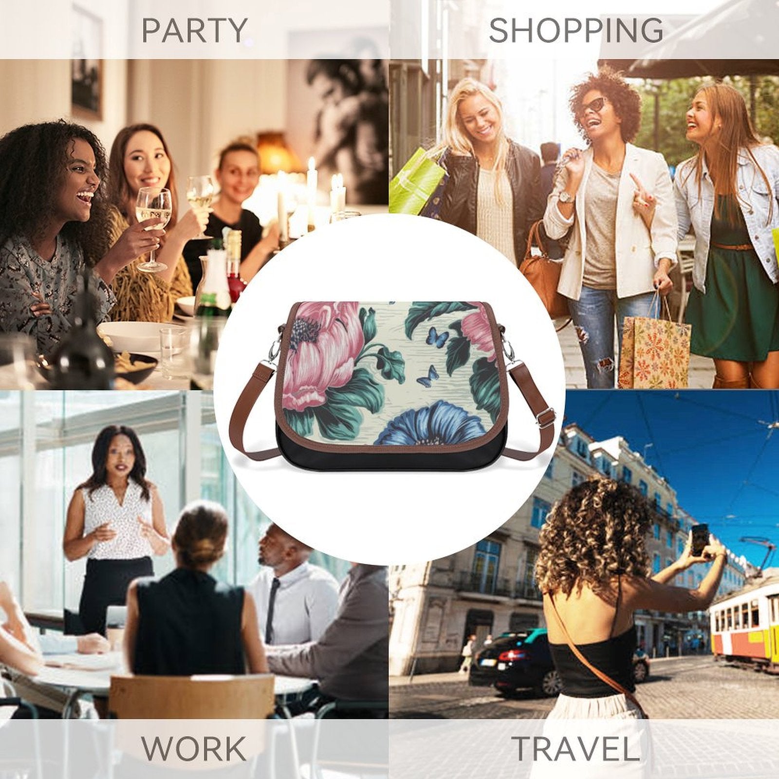 Stylish Leather Crossbody Bag for Convenience - 图片 5